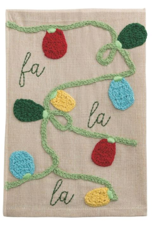Mud Pie Farm Crochet Christmas Towel - Thumbnail 2