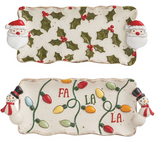 Mud Pie MP 42200215x Farm Christmas Everything Dish - 2 Styles