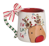 Mud Pie MP 43500266x Farm Christmas Mug - 3 Styles
