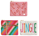 Mud Pie MP 82160071x Holiday Beaded Case - 3 Styles