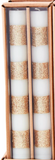 Mud Pie MP 49800256x Set of Two Wax Candle Tapers - 4 Styles
