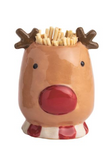 Mud Pie MP 40430031x Farm Christmas Toothpick Holder - 4 Styles