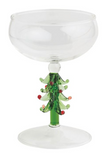 Mud Pie MP 44600129x Christmas Coup Glass - 4 Styles
