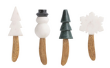 Mud Pie MP 46300288x Christmas Marble Spreader - 4 Styles