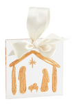Mud Pie MP 46700340x Gold Acrylic Ornaments - 3 Styles