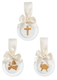 Mud Pie MP 46700424x Gold Intaglio Ornament - 3 Styles
