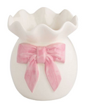 Mud Pie MP 47700462x Valentine's Ruffle Bud Vase - 3 Styles