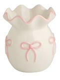 Mud Pie MP 47700462x Valentine's Ruffle Bud Vase - 3 Styles