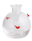 Mud Pie MP 47700465x Christmas Glass Icon Bud Vase - 3 Styles