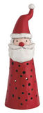 Mud Pie MP 40030556x Stoneware Farm Santa Statue - 3 Sizes