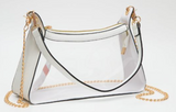 Queens Designs QD TG10618CLxx Game Day Clear Satchel Bag - 3 Colors