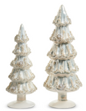 RAZ Imports RZ 4523006x Embellished Pearlized Trees - 2 Sizes