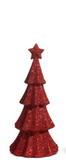 RAZ Imports RZ 4540858x Red Glitter Trees - 2 Sizes