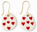 Ink + Alloy IA CEER0300xx Danielle Round Ceramic Earrings - 2 Styles