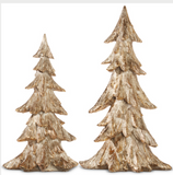 RAZ Imports RZ 3901637x Tall Gold Carved Tree - 2 Sizes