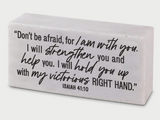 Dicksons Gifts DG 4083x Scripture Resin Block 4in - 3 Styles