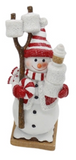 Wing Tai Trading WTT RXF39034x Red and White Resin Snowmen w/Marshmallows - 2 Styles