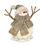 Wing Tai Trading WTT RXF43786 Golden Winter Resin Snowmen - 2 Styles