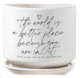 Dicksons Gifts 26 5001x Inspirational Planter - 8 Styles