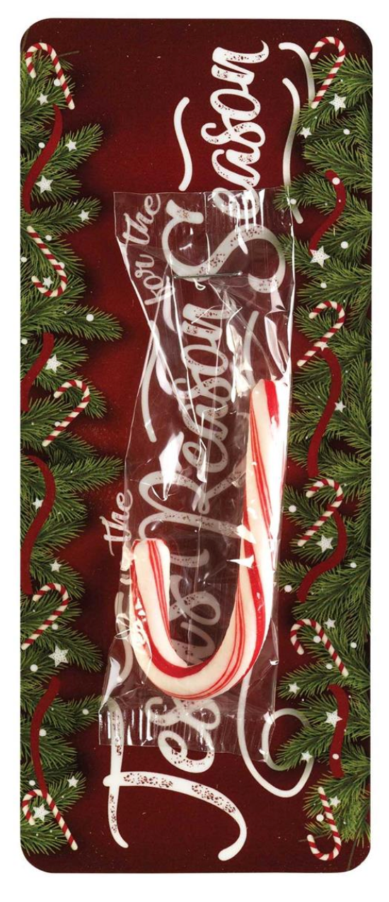 Dickson Gifts DG CHBKM-8013R Jesus is the Reason Candy Cane Bookcard