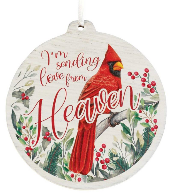 Dicksons Gifts DG CHOW-1029 Cardinal Wood Ornament 