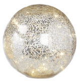 Raz Imports RZ 4022890x Mercury Glass Lighted Balls - 2 Sizes