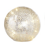 Raz Imports RZ 4022890x Mercury Glass Lighted Balls - 2 Sizes