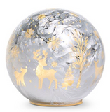Raz Imports RZ 4523136x Lighted Forest Scene Orbs - 2 Sizes