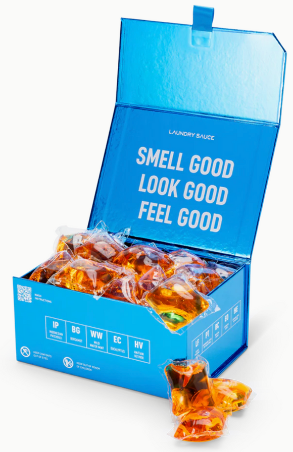 Laundry Sauce LS LS-LD-PD-xx-30 Laundry Detergent Pods, Box of 30 - 6 Scents