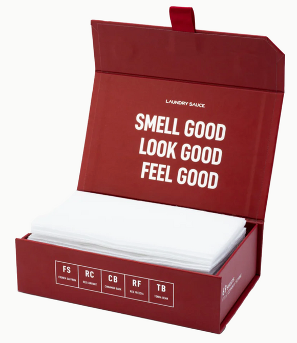 Laundry Sauce LS LS-LDS-xx-69 Laundry Dryer Sheets, Box of 69 - 6 Scents