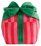 Shiraleah SL 60-21-055RE Pattern Gift Box Pillow, Large 12in - Red