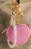 Shiraleah SL 02-24-015xx Heart Pouch Bag Charm/Key Ring - 2 Colors
