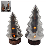 Wing Tai Trading WTT 25GXS224x Glass Lighted Tree - 2 Sizes