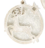 Wing Tai Trading WTT FXQ59553x Wood Cutout Christmas Ornaments - 3 Styles