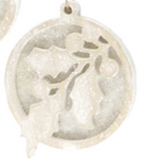 Wing Tai Trading WTT FXQ59553x Wood Cutout Christmas Ornaments - 3 Styles