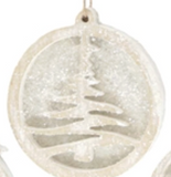Wing Tai Trading WTT FXQ59553x Wood Cutout Christmas Ornaments - 3 Styles