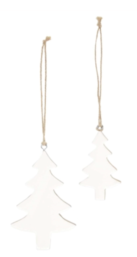 Wing Tai Trading WTT WXI59550xx White Tree Ornament - 2 Sizes