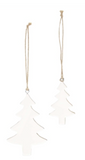 Wing Tai Trading WTT WXI59550xx White Tree Ornament - 2 Sizes