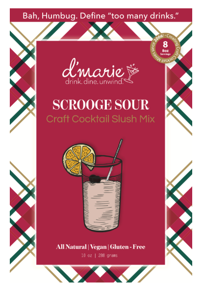 d'Marie Inc DI 12D9 12 Days of Cocktails Scrooge Sour Cocktail Slush Mix #9