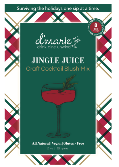 d'Marie Inc DI 12D4 12 Days of Cocktails Jingle Juice Cocktail Slush Mix #4