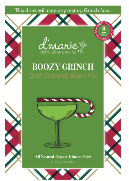 d'Marie Inc DI 12D2 12 Days of Cocktails Boozy Grinch Cocktail Slush Mix #2