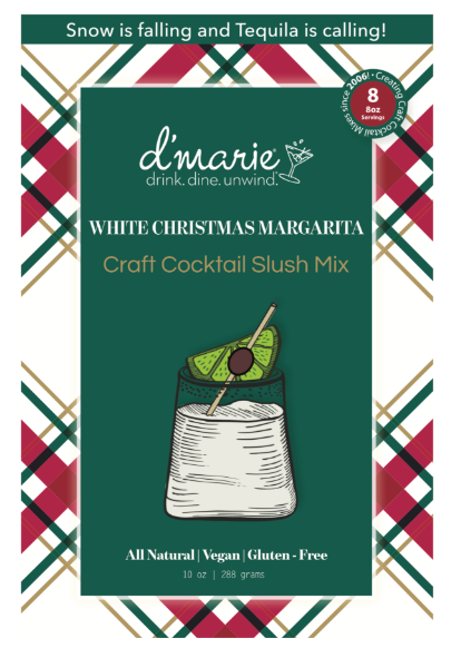 d'Marie Inc DI 12D11 12 Days of Cocktails White Christmas Margarita Cocktail Slush Mix #11