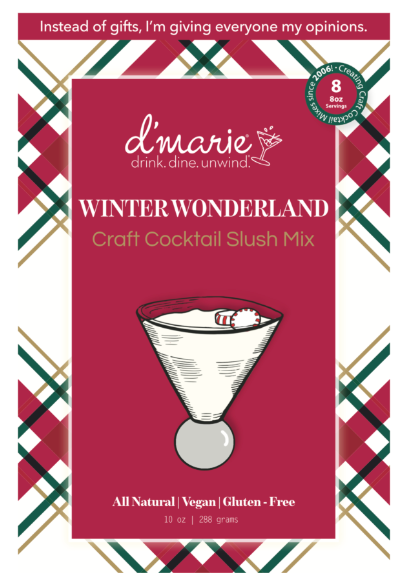 d'Marie Inc DI 12D12 12 Days of Cocktails Winter Wonderland Cocktail Slush Mix #12