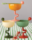 Hazel Mazel HM0375A Stemmed Martini Glass - 3 Colors