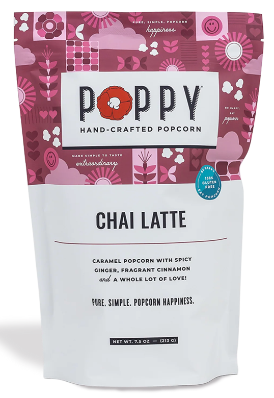 Poppy HandCrafted Popcorn PHP CHAIGMBC Chai Latte Market Bag
