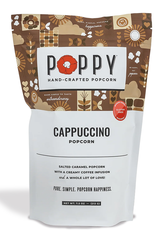 Poppy HandCrafted Popcorn PHP CAPMBC Cappuccino Market Bag