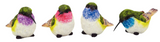 Transpac 26 TS00373x Small Resin Hummingbird Figures - 4 Styles
