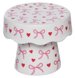 Transpac 26 TS04049 Heart & Bow Mini Pedestal