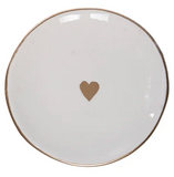 Transpac 26 TS03619x Gold Heart Dish - 3 Styles