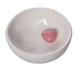 Transpac 26 TS03612x Dish w/Heart - 3 Heart Colors